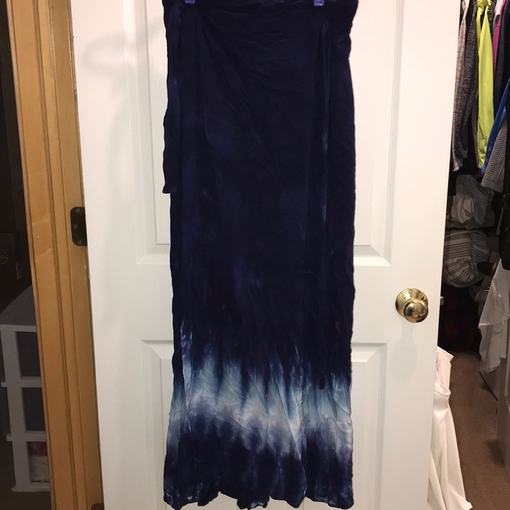 Tye dye sarong skirt